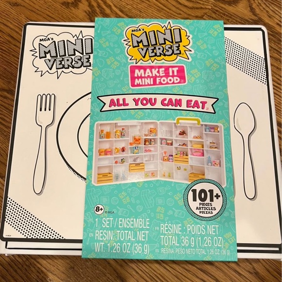 NEW MGA Miniverse Make it Mini Food All You Can Eat 101+ pieces - Picture 1 of 8